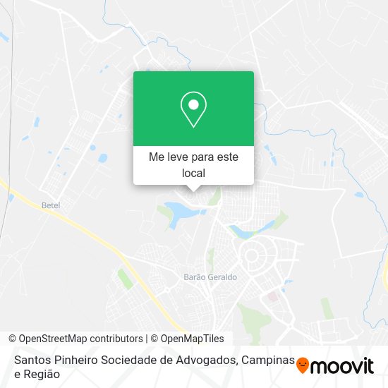Santos Pinheiro Sociedade de Advogados mapa