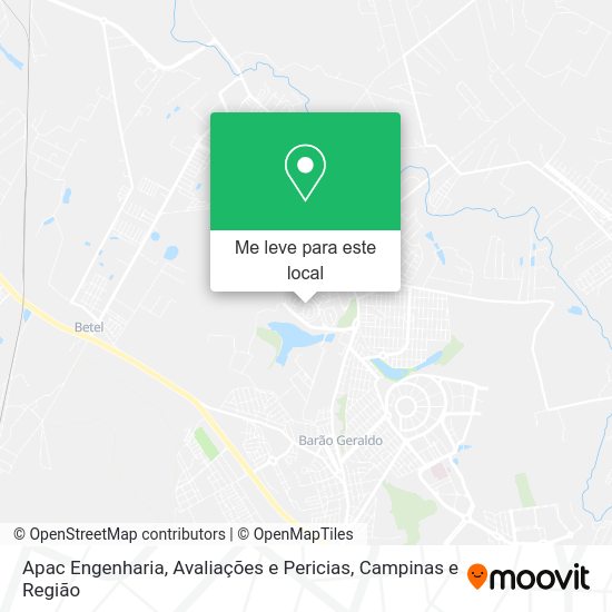 Apac Engenharia, Avaliações e Pericias mapa