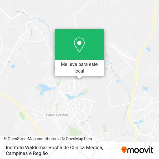 Instituto Waldemar Rocha de Clínica Medica mapa
