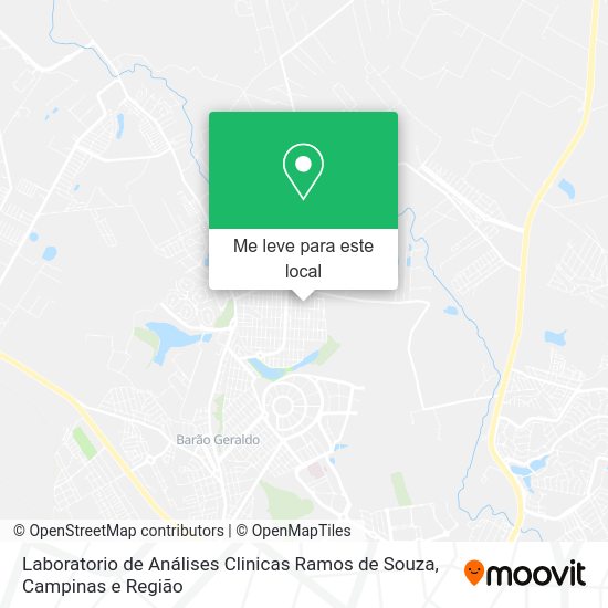 Laboratorio de Análises Clinicas Ramos de Souza mapa