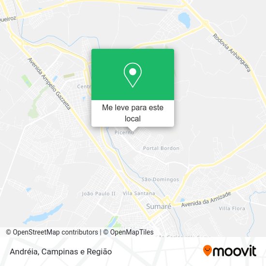 Andréia mapa