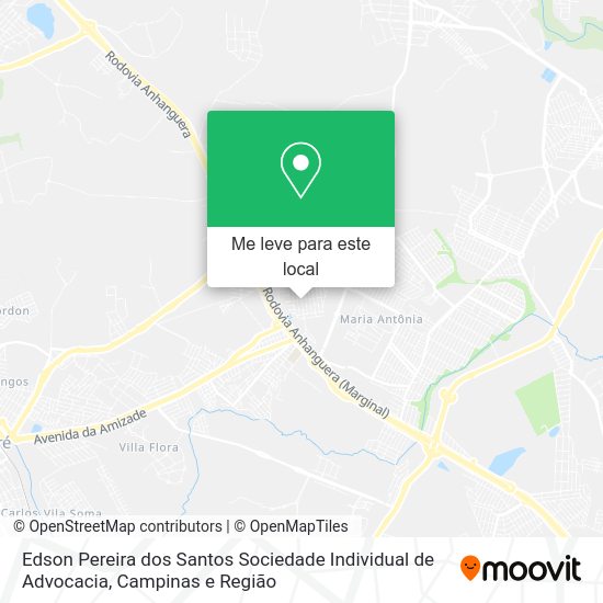Edson Pereira dos Santos Sociedade Individual de Advocacia mapa