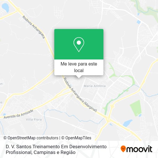D. V. Santos Treinamento Em Desenvolvimento Profissional mapa