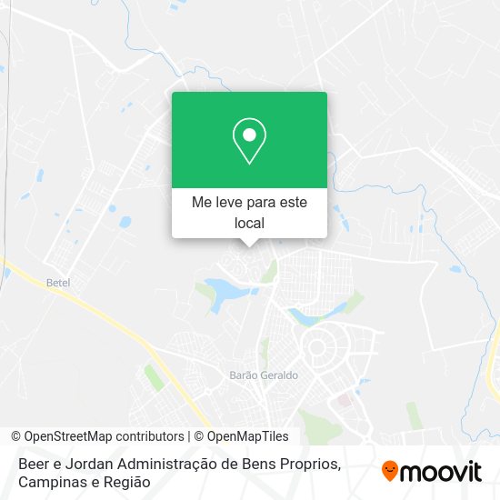 Beer e Jordan Administração de Bens Proprios mapa
