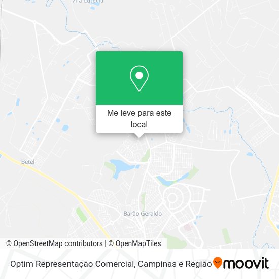 Optim Representação Comercial mapa