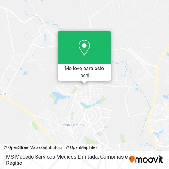 MS Macedo Serviços Medicos Limitada mapa