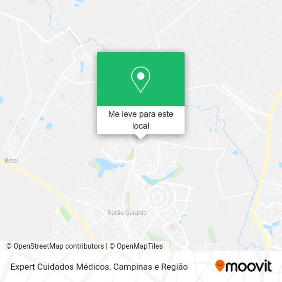 Expert Cuidados Médicos mapa