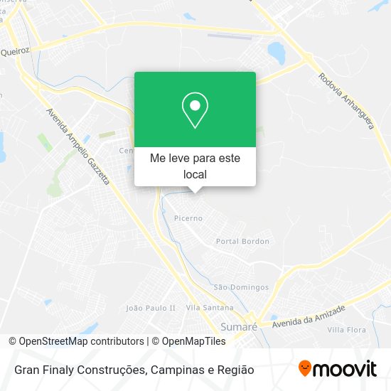 Gran Finaly Construções mapa