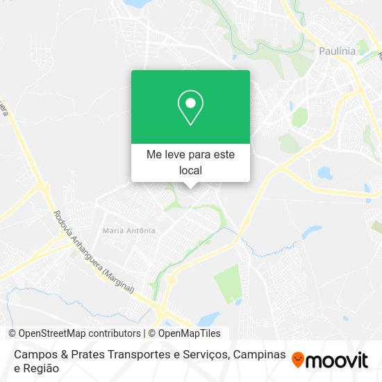 Campos & Prates Transportes e Serviços mapa