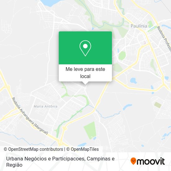 Urbana Negócios e Participacoes mapa