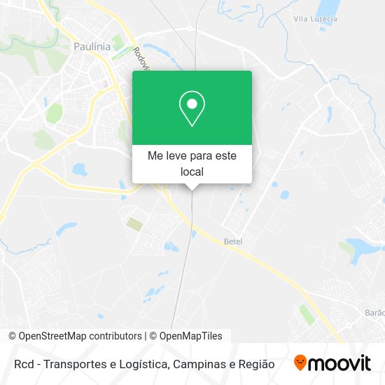 Rcd - Transportes e Logística mapa