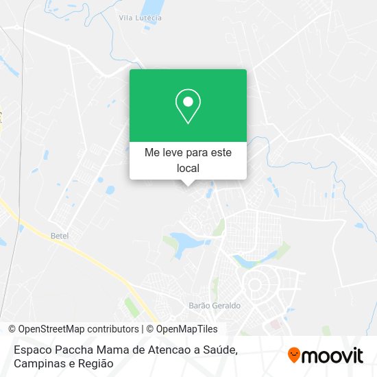 Espaco Paccha Mama de Atencao a Saúde mapa