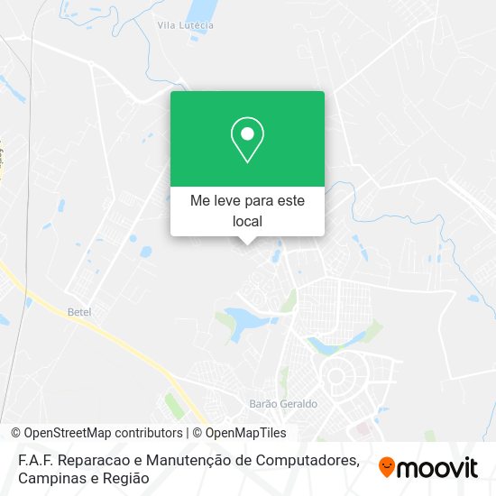 F.A.F. Reparacao e Manutenção de Computadores mapa