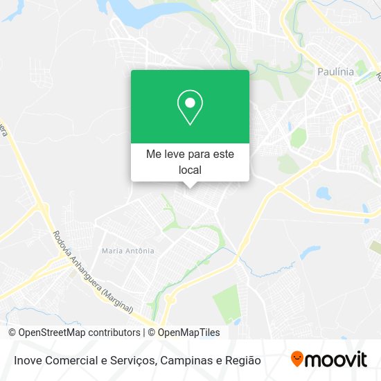 Inove Comercial e Serviços mapa