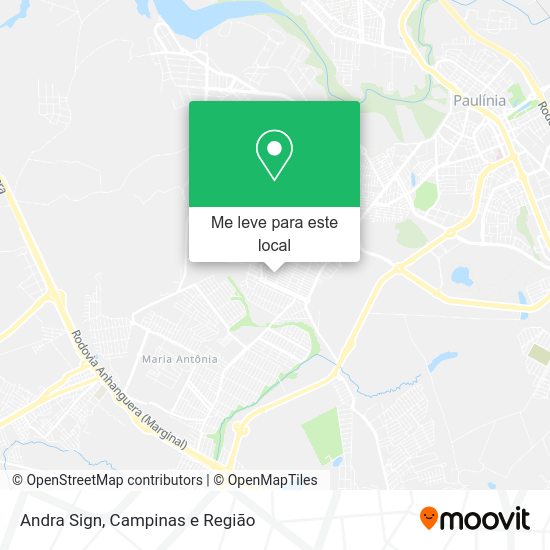 Andra Sign mapa