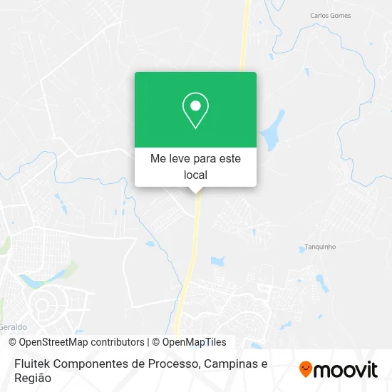 Fluitek Componentes de Processo mapa