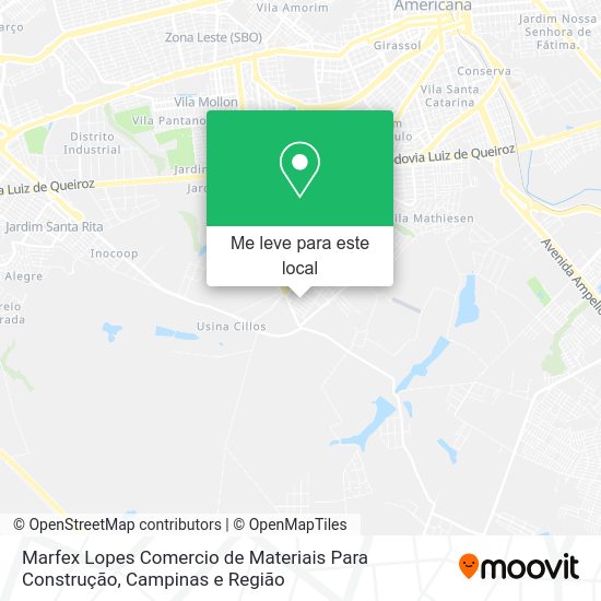 Marfex Lopes Comercio de Materiais Para Construção mapa