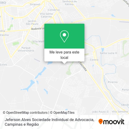 Jeferson Alves Sociedade Individual de Advocacia mapa