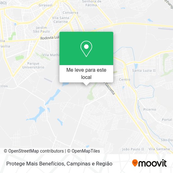 Protege Mais Benefícios mapa