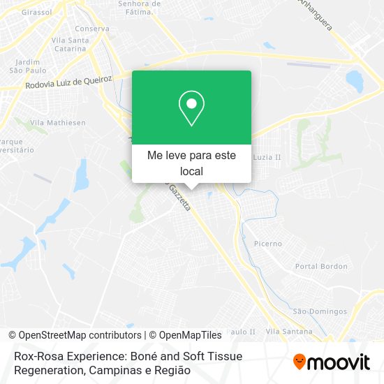 Rox-Rosa Experience: Boné and Soft Tissue Regeneration mapa