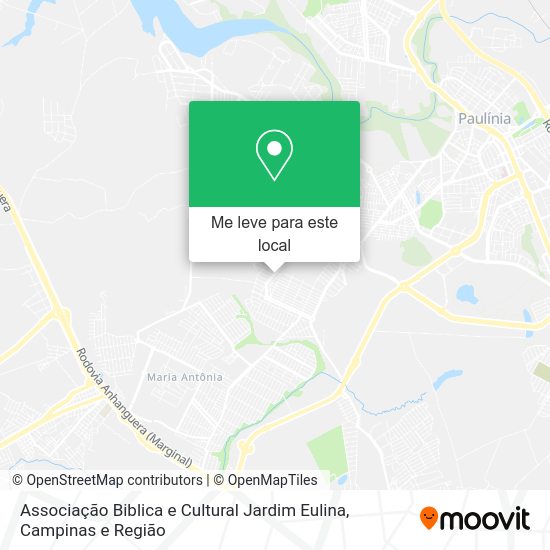 Associação Biblica e Cultural Jardim Eulina mapa