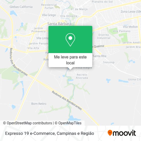 Expresso 19 e-Commerce mapa