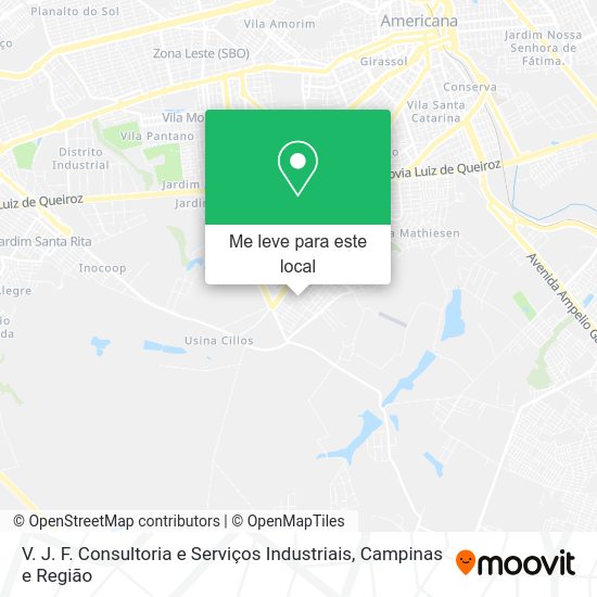 V. J. F. Consultoria e Serviços Industriais mapa