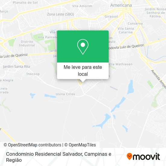 Condomínio Residencial Salvador mapa