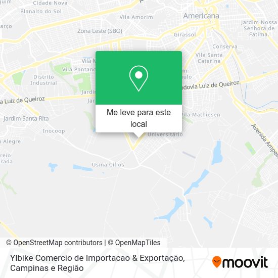 Ylbike Comercio de Importacao & Exportação mapa