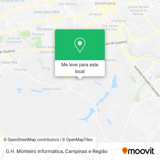 G.H. Monteiro Informática mapa