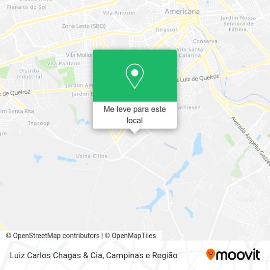 Luiz Carlos Chagas & Cia mapa
