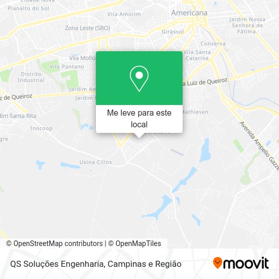 QS Soluções Engenharia mapa