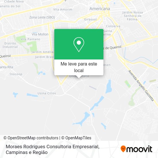 Moraes Rodrigues Consultoria Empresarial mapa