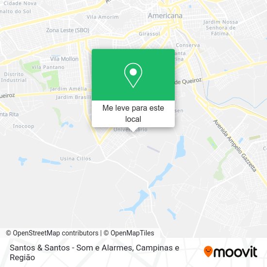 Santos & Santos - Som e Alarmes mapa