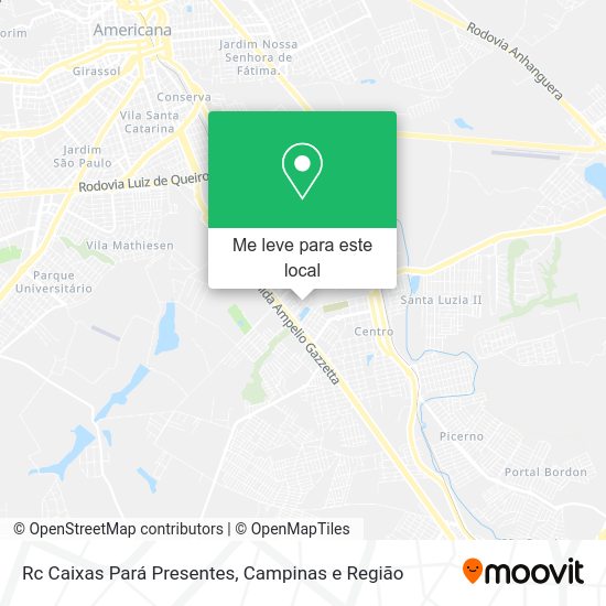Rc Caixas Pará Presentes mapa