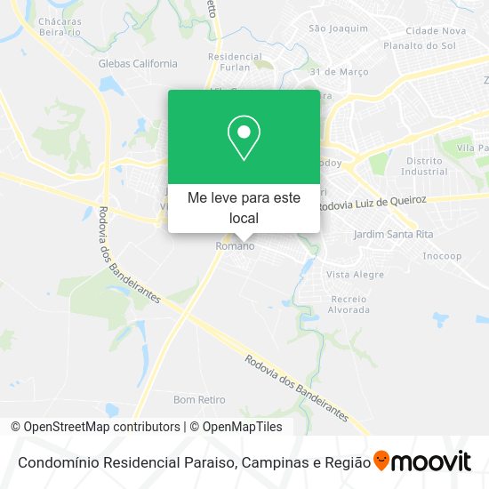 Condomínio Residencial Paraiso mapa