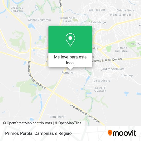 Primos Pérola mapa