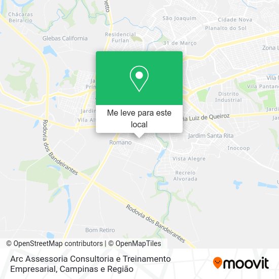 Arc Assessoria Consultoria e Treinamento Empresarial mapa