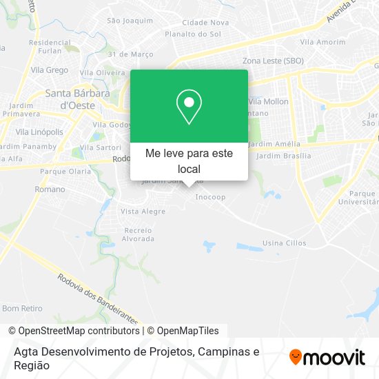 Agta Desenvolvimento de Projetos mapa