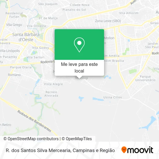 R. dos Santos Silva Mercearia mapa