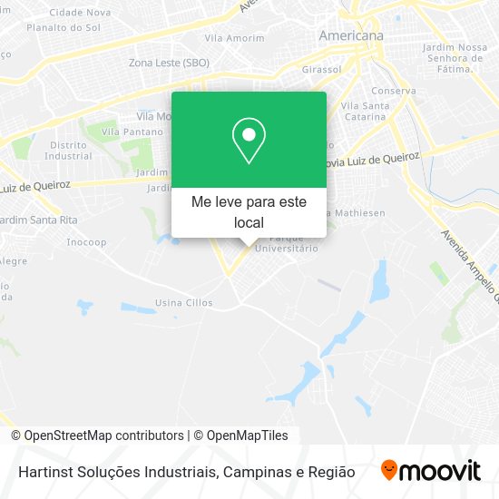 Hartinst Soluções Industriais mapa