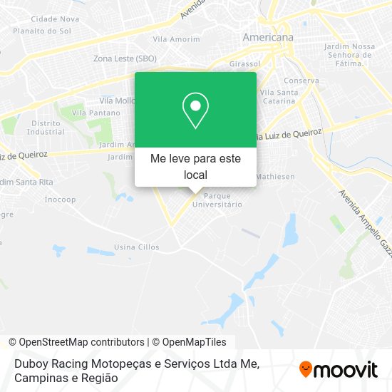 Duboy Racing Motopeças e Serviços Ltda Me mapa