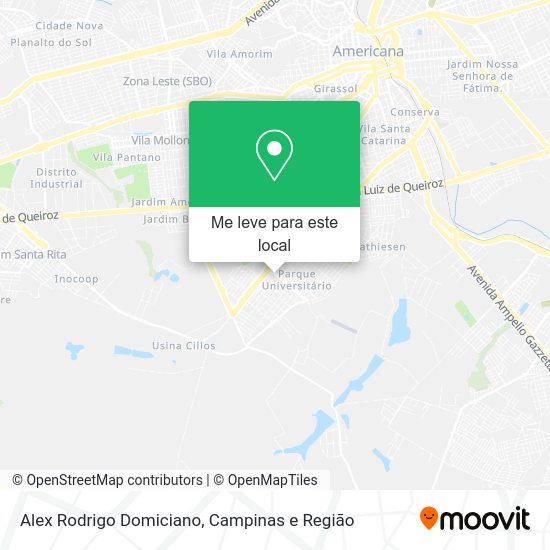 Alex Rodrigo Domiciano mapa