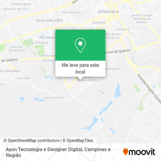 Ayon Tecnologia e Designer Digital mapa