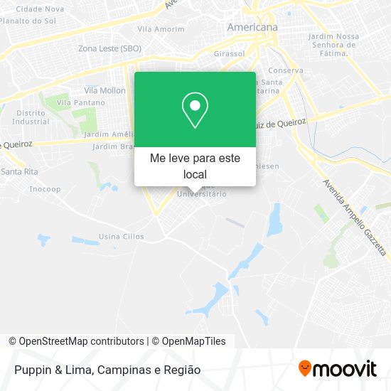 Puppin & Lima mapa