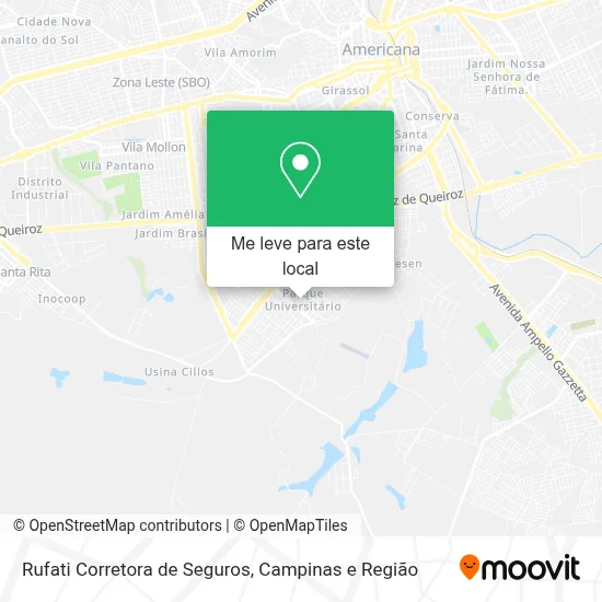 Rufati Corretora de Seguros mapa