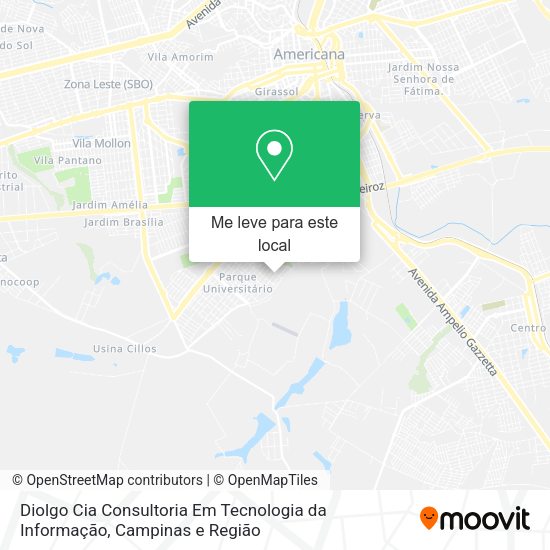 Diolgo Cia Consultoria Em Tecnologia da Informação mapa