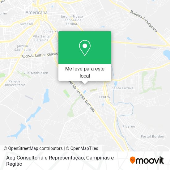 Aeg Consultoria e Representação mapa