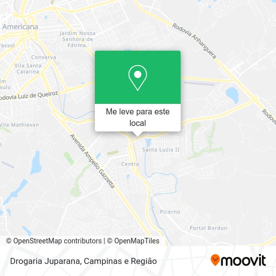 Drogaria Juparana mapa