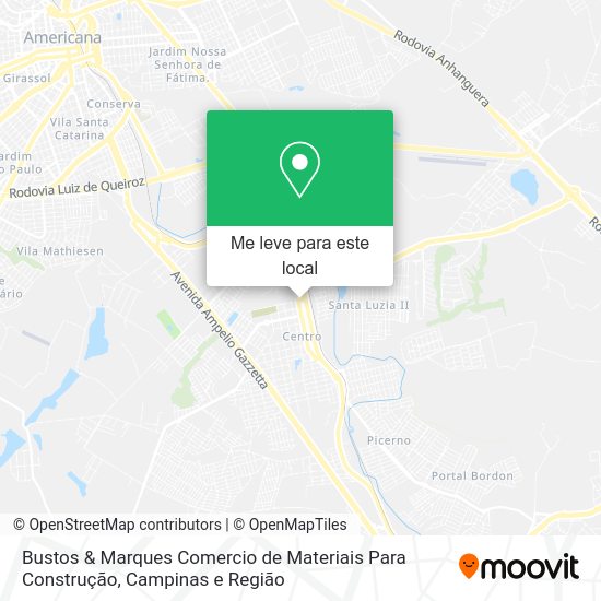 Bustos & Marques Comercio de Materiais Para Construção mapa